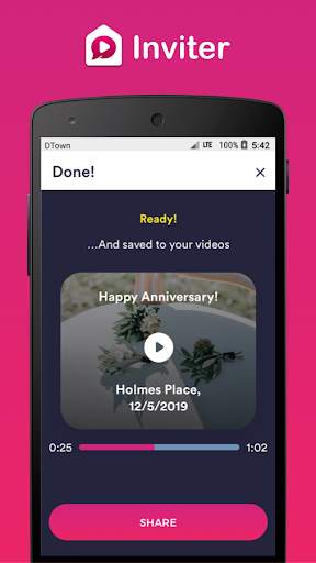 Video Invitations by Inviter screenshot 3