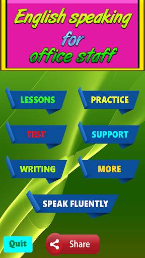 free English speaking app for office staff screenshot 1