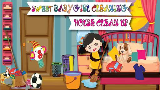 Girl Cleaning Games: Baby House Cleanup screenshot 1