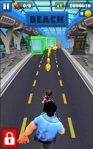 Subway Ninja Run:Surfer in the screenshot 3