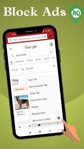 TubeMate free ad blocker browser screenshot 3