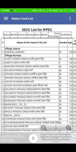 Ration Card List App 2020 - All States List скриншот 4