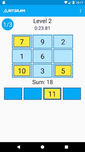 Magic Squares - Math Puzzles - Aritgram screenshot 6