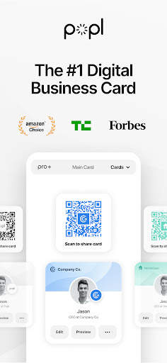 Popl - Digital Business Card screenshot 1