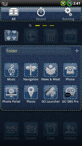 Denim GO Launcher Theme screenshot 4