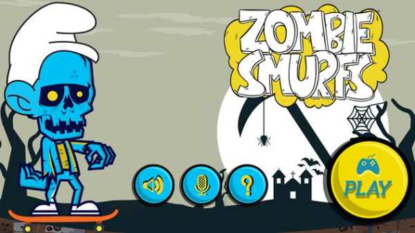 Zombie Smurfs Skater screenshot 1