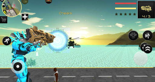 Robot Crocodile Simulator- Robot transform screenshot 3