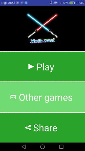 Math Duel - 2 Player Math Game screenshot 1