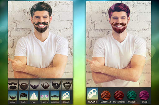 Man Style Makeup - Hair &  Beard Photo Editor screenshot 4