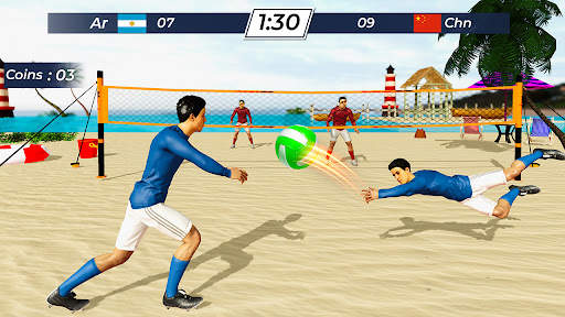 Volleyball 3D Offline Games screenshot 2