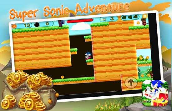 Amazing Sonic Run Adventure Dash screenshot 2