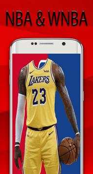 NBA & WNBA Photo Suit Editor screenshot 1