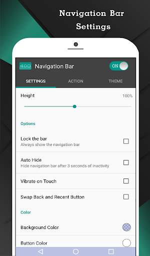Navigation Bar (Back, Home, Recent Button) скриншот 2