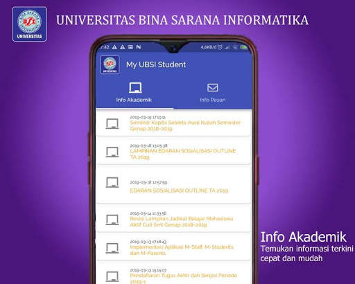 MyUBSI Student screenshot 2
