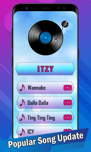 Not Shy - Itzy Piano Tiles KPO screenshot 2