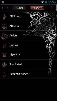 Poweramp Skin Dragon screenshot 4