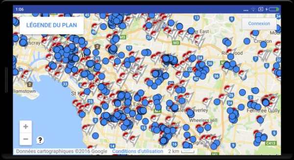 Australia Pokémon Go Map screenshot 3