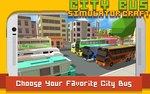 City Bus Simulator Craft screenshot 3
