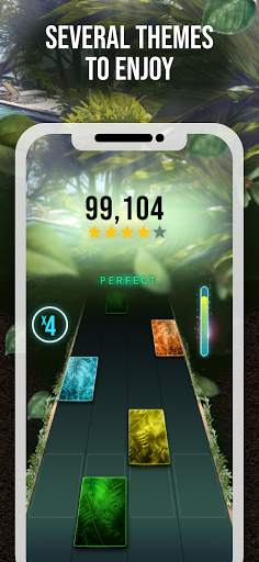 Drum Tiles: drumming game screenshot 2
