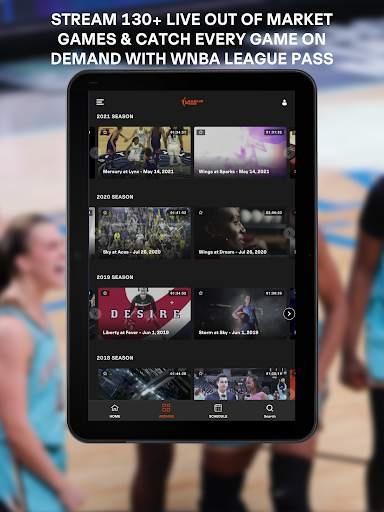WNBA - Live Games & Scores screenshot 1