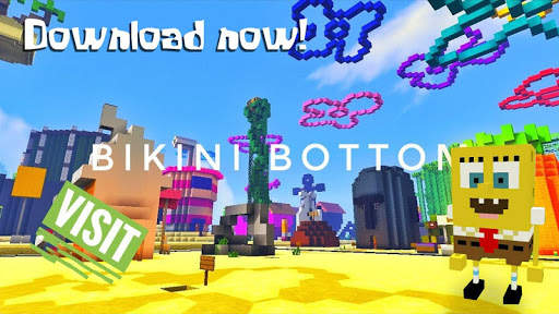 Pineapple House - Bikini Bottom Maps for MCPE 3 تصوير الشاشة
