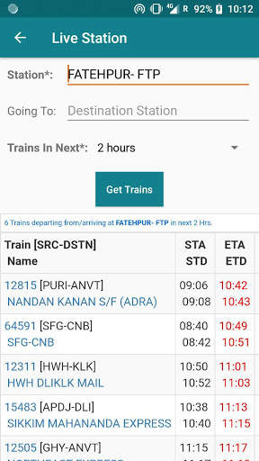 Train Locator - Indian Railways screenshot 3