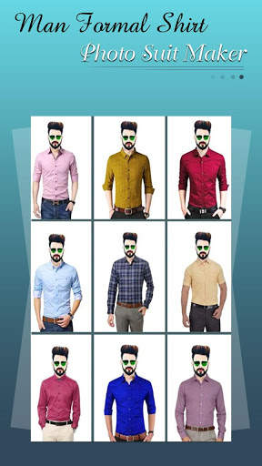 Man Formal Shirt Photo Suit Maker screenshot 4