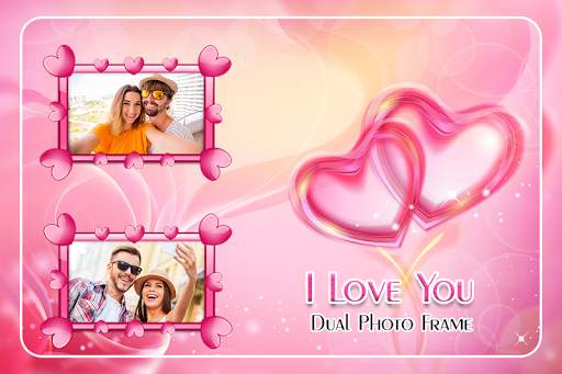I Love You Dual Photo Frame 2 تصوير الشاشة