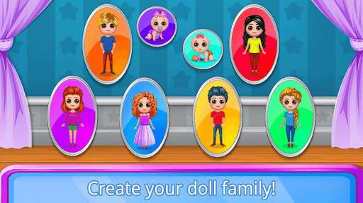 Doll House Dress Up Game.Build your own dollhouse screenshot 2