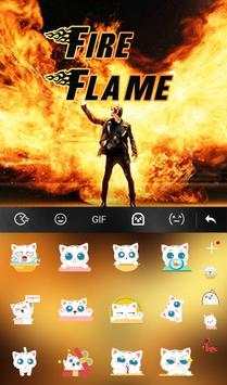 Live 3D Fire Flame Keyboard Theme screenshot 4