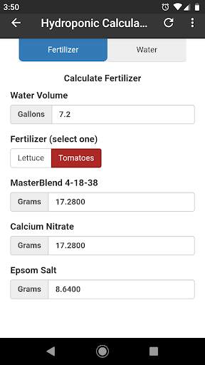 MB HydroCalc screenshot 2