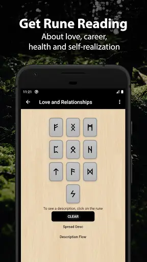 Runic Divination - Runes Tarot screenshot 1