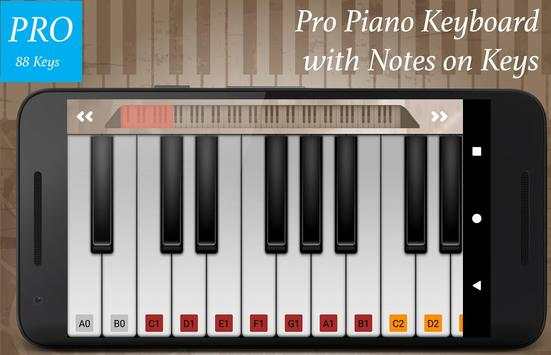 Piano Keyboard with Notes screenshot 3