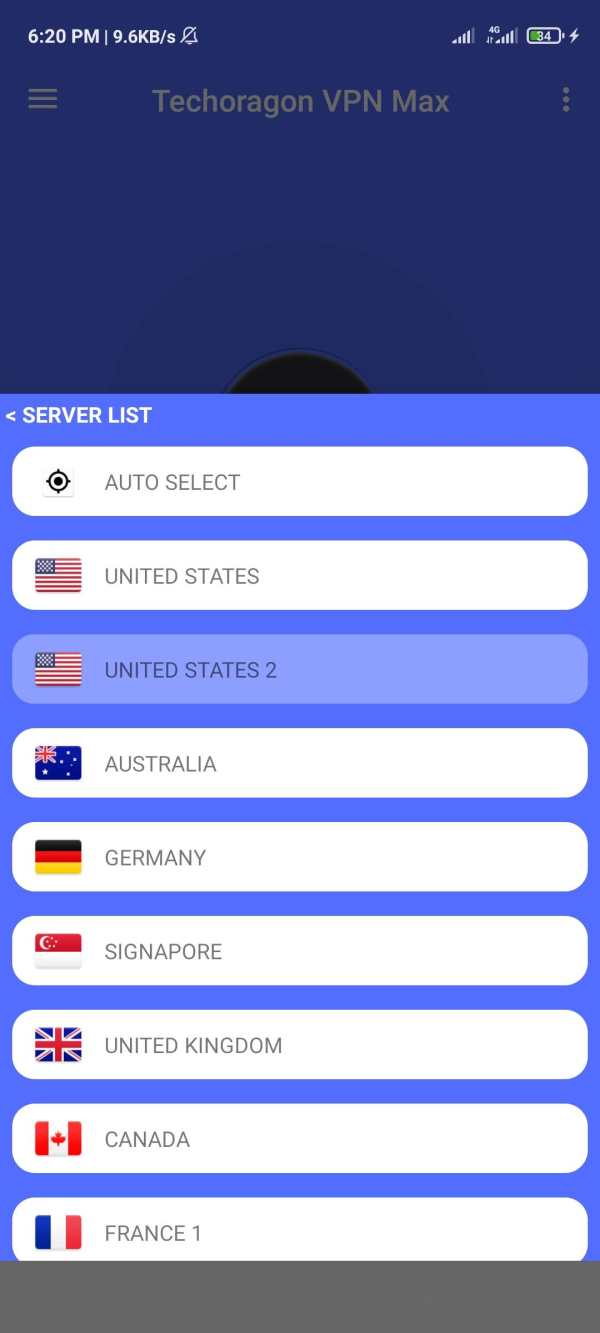 Techoragon VPN Max screenshot 1