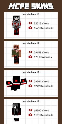 Skin Horror Ink Machine For Minecraft screenshot 3