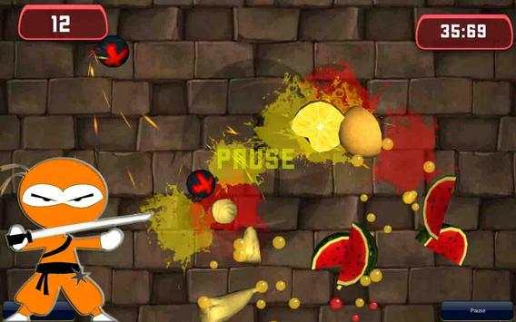 Ninja Cutting Fruit screenshot 1