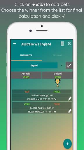BETculator - Best Cricket Bet Calculator screenshot 4