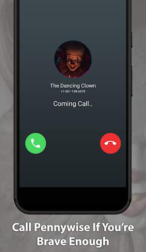 Scary Clown Pennywise Fake Chat And Video Call screenshot 2