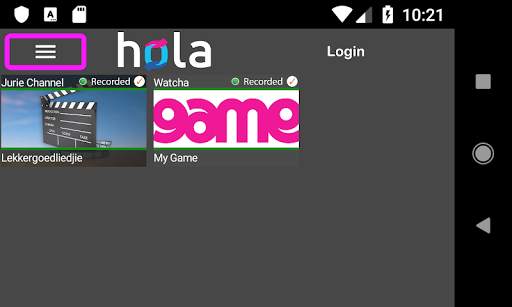 HOLA screenshot 1