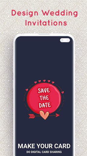 Wedding Card Maker(Save the date) screenshot 1