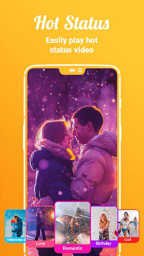 Full screen video song status screenshot 2