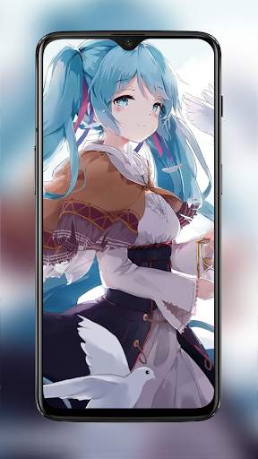 Hatsune Miku Anime Live Wallpapers Collection screenshot 5