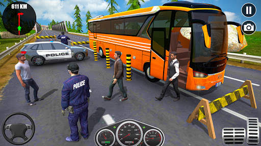 Drive Modern Bus 2021: Multistory New Bus Games screenshot 1