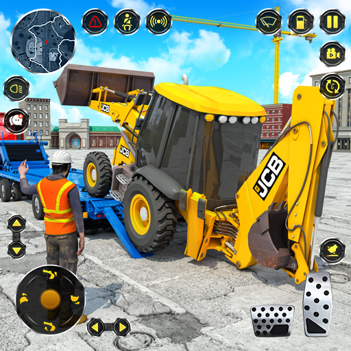 echtes Baustadtspiel 3d icon