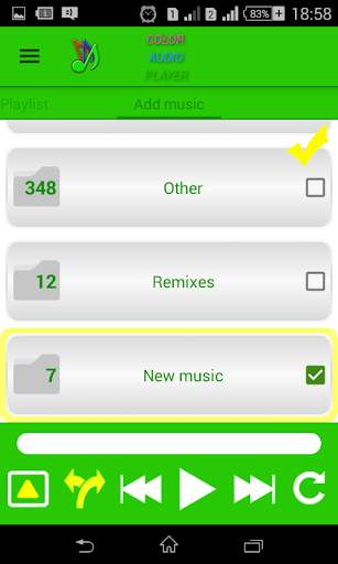 Audio player 3 تصوير الشاشة