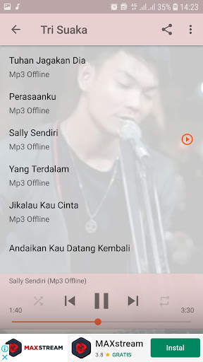 Aku Rela - Trisuaka Mp3 Offline screenshot 6