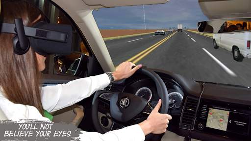 VR Traffic Car Racer 360 screenshot 1