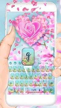 Orchid Petal Flower Keyboard screenshot 2