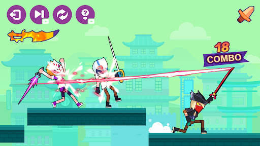 Samurai Dash Line Slash скриншот 4
