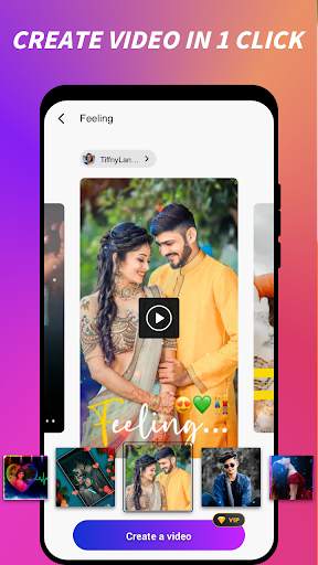Love.ly - Lyrical video status maker app screenshot 1